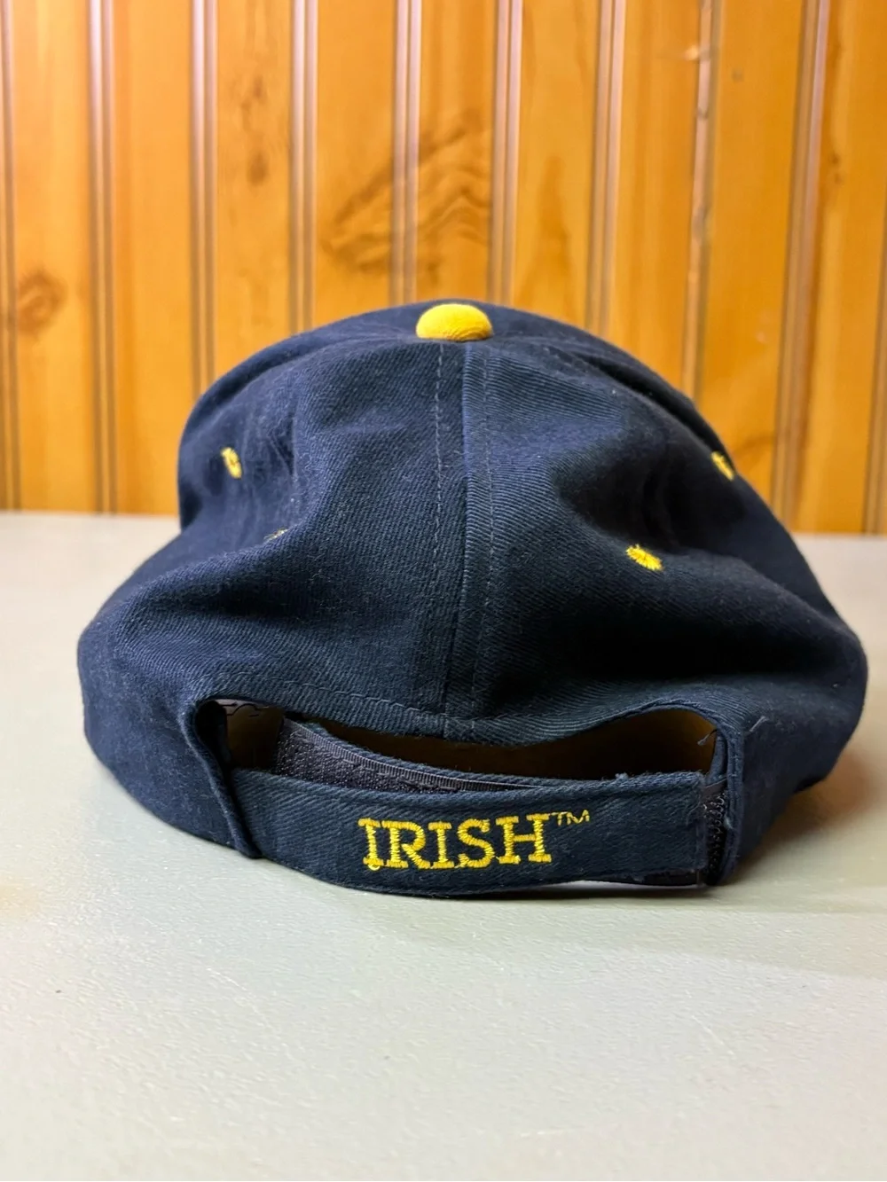 Signature Navy and Gold Irish  Baseball Cap